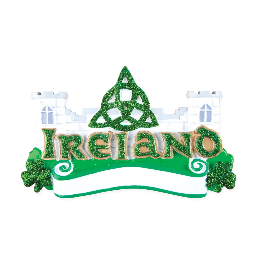 OR414 - Ireland Personalised Christmas Decoration