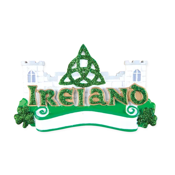 OR414 - Ireland Personalised Christmas Decoration