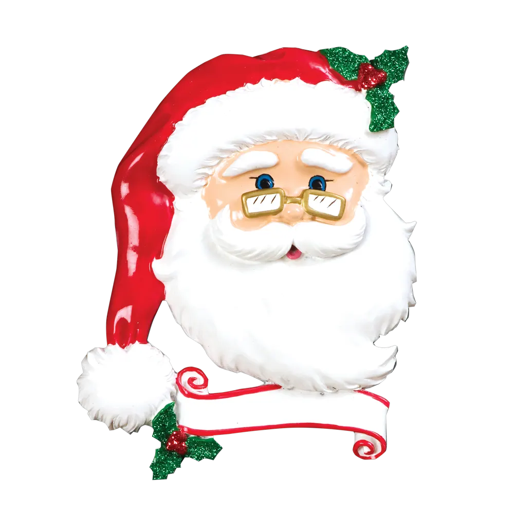 OR652 - Jolly Santa Personalised Christmas Decoration
