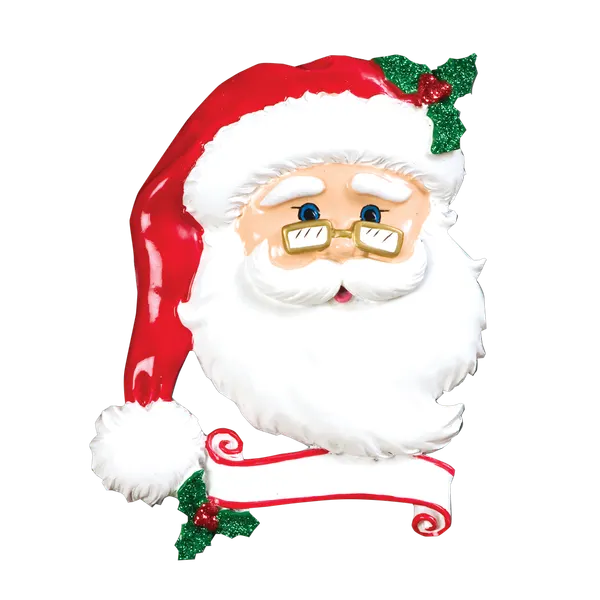 OR652 - Jolly Santa Personalised Christmas Decoration