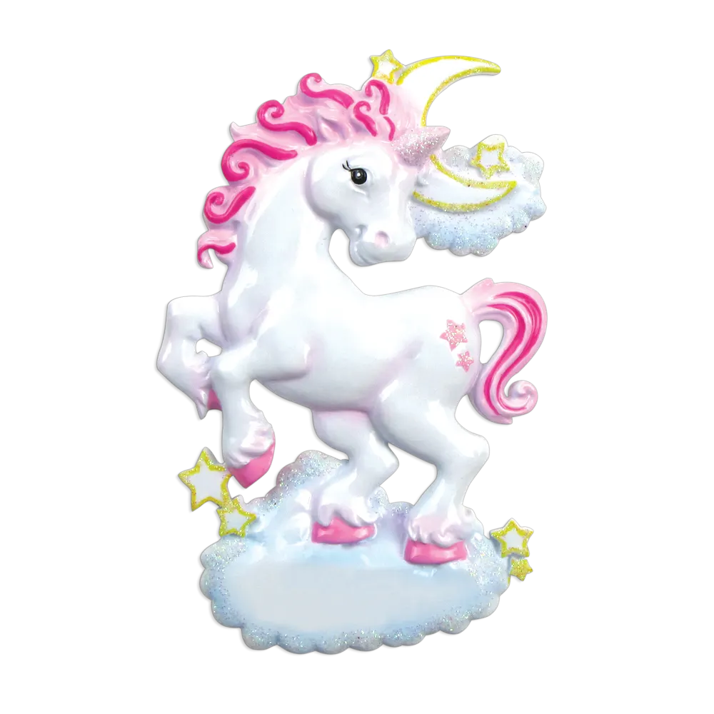 OR813 - Unicorn Personalised Christmas Decoration