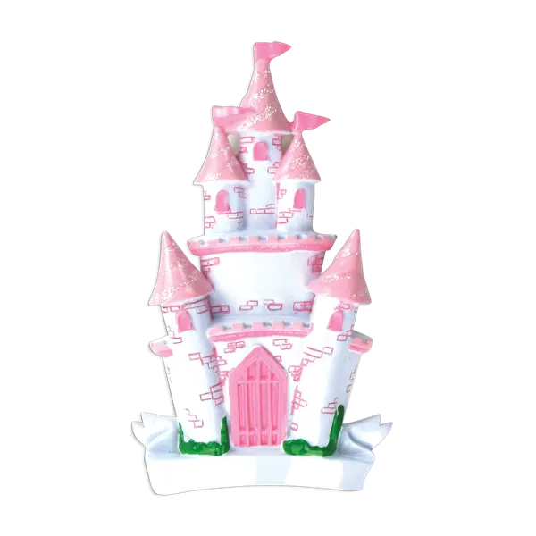 OR815 - Princess Castle Personalised Christmas Decoration