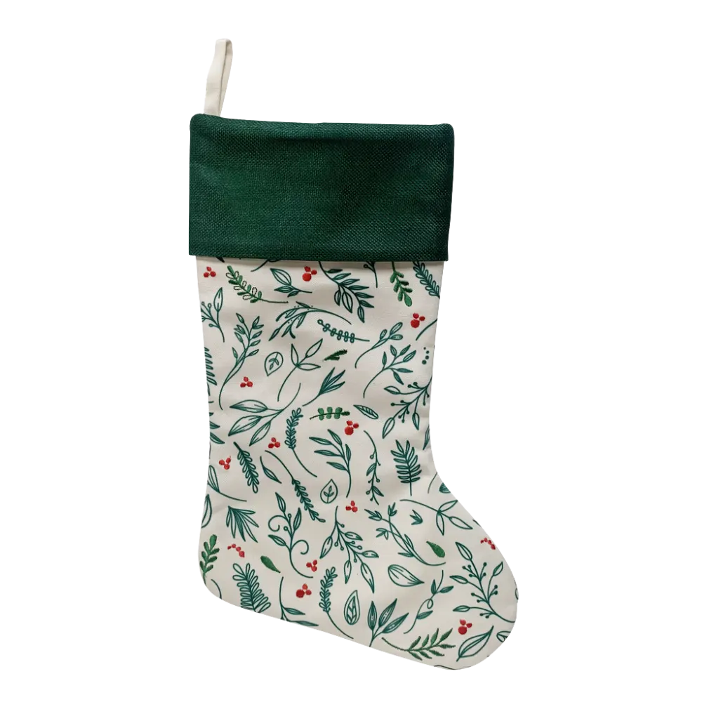 PBS178 - Greenery Christmas Stocking