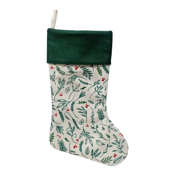 PBS178 - Greenery Christmas Stocking
