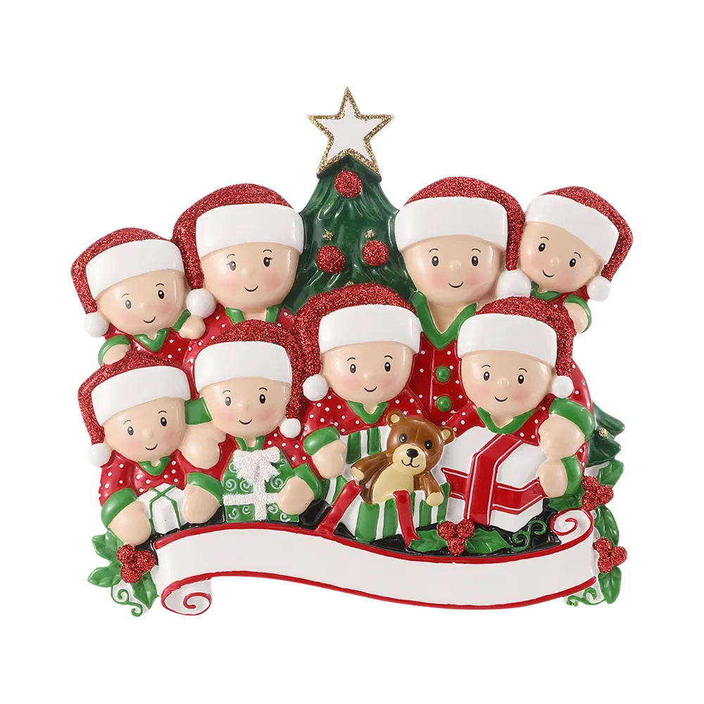 TT1523-8 - Pajama Family of 8 Table Topper