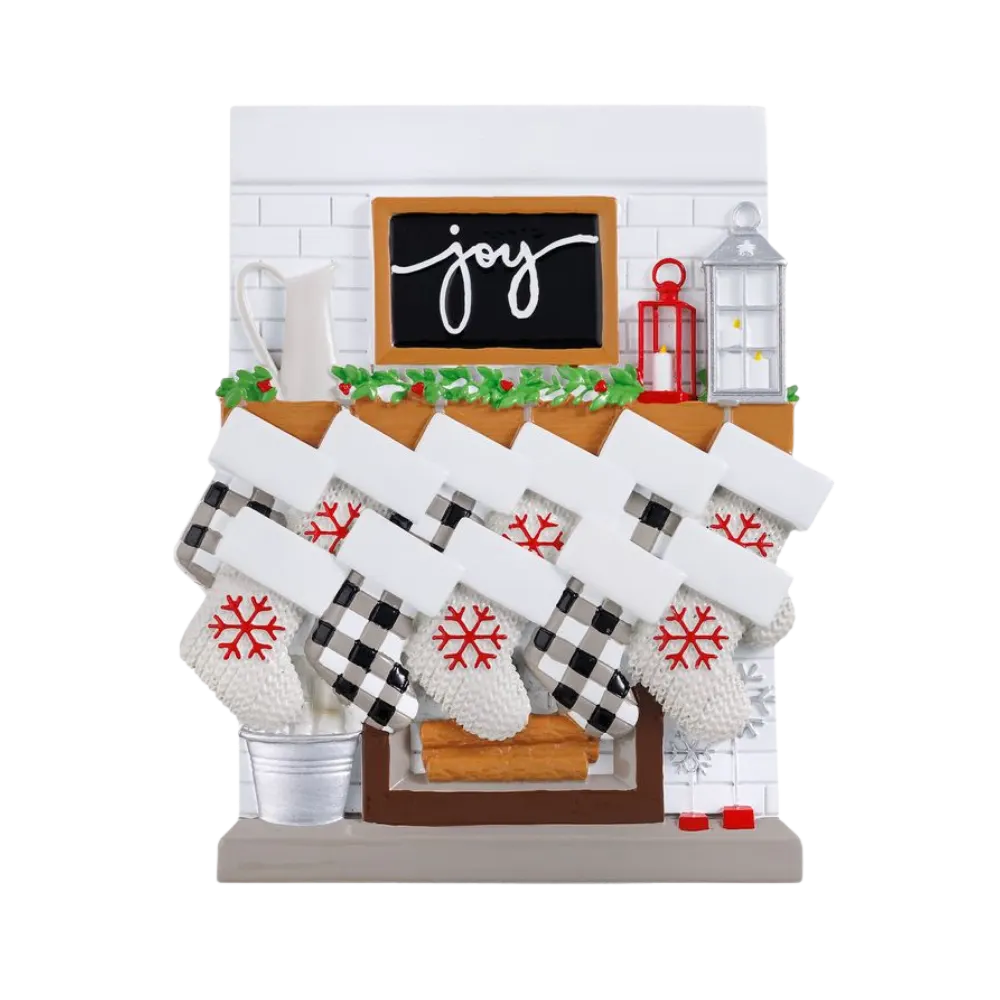 TT2030-11 - Fireplace Mantle Family of 11