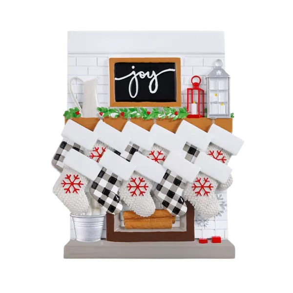 TT2030-11 - Fireplace Mantle Family of 11