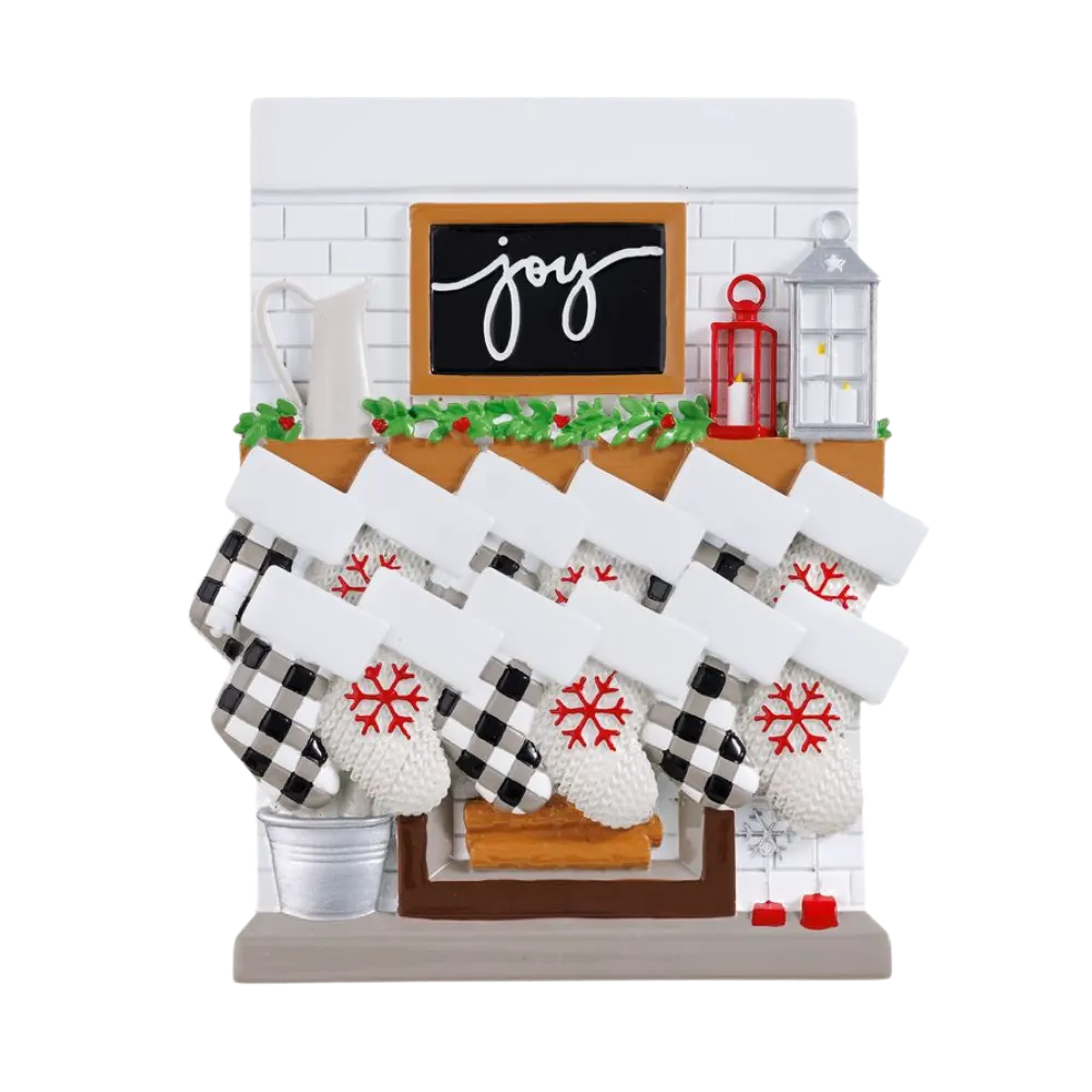 TT2030-12 - Fireplace Mantle Family of 12