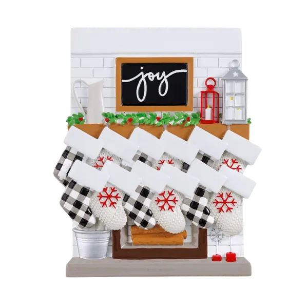 TT2030-12 - Fireplace Mantle Family of 12