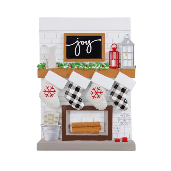 TT2030-4 - Fireplace Mantle Family of 4
