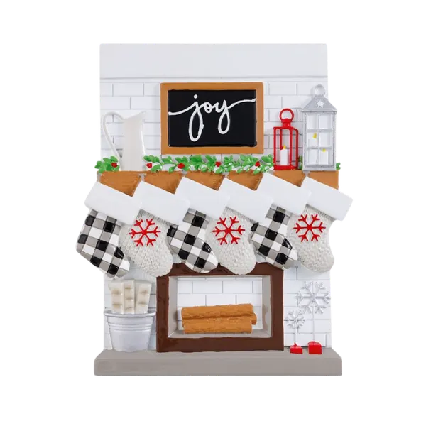 TT2030-6 - Fireplace Mantle Family of 6