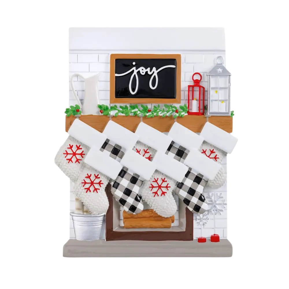 TT2030-9 - Fireplace Mantle Family of 9