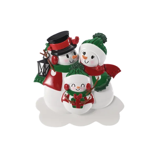 TT2255-3 - NEW SNOWMAN FAMILY of 3