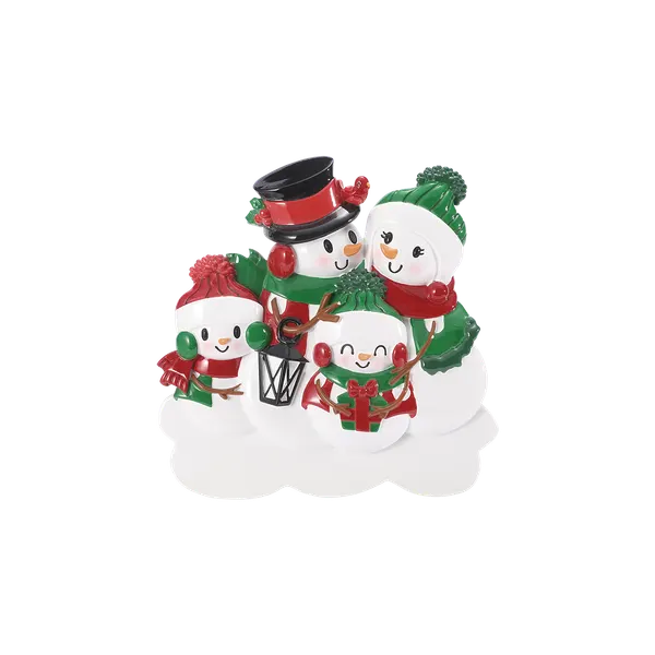 TT2255-4 - NEW SNOWMAN FAMILY of 4