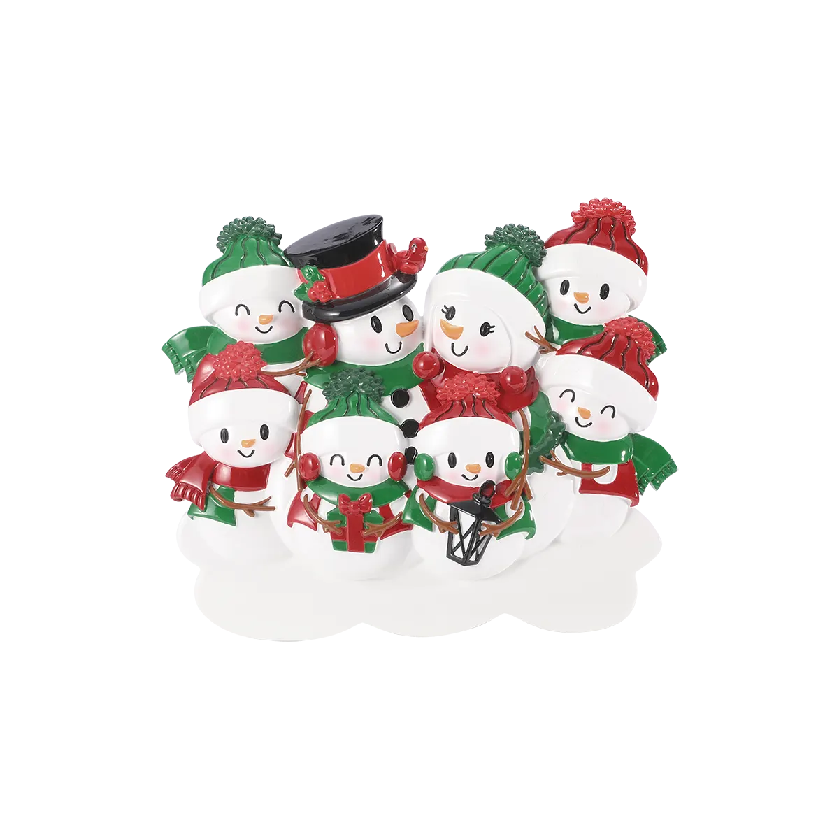 TT2255-8 - NEW SNOWMAN FAMILY of 8