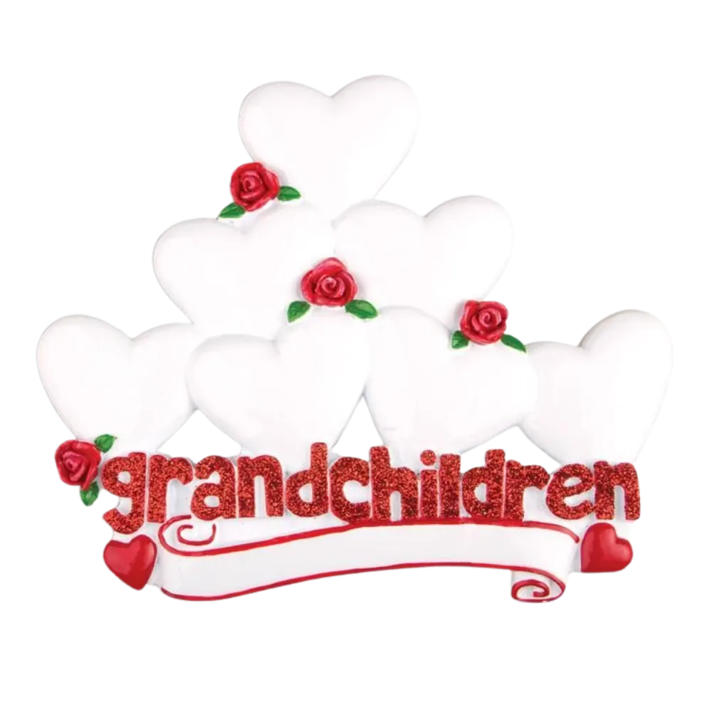 TT529-7 - Grandchildren with Seven Hearts Table Topper