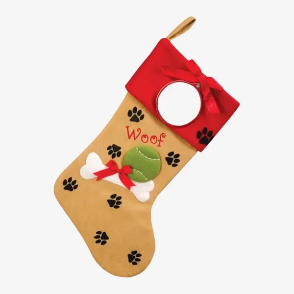 PBS133 DP - Doggie Paws Personalised Christmas Stocking
