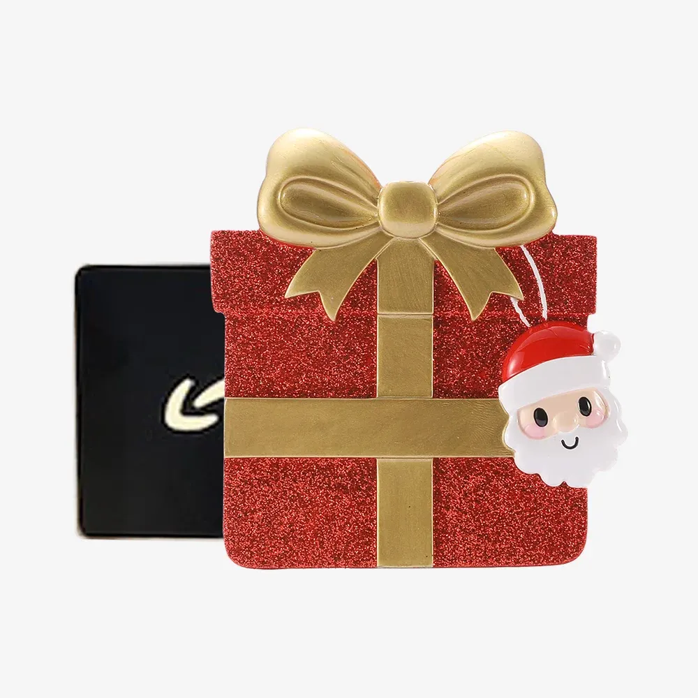 OR3156 - Red Glitter Gift Box Money Holder